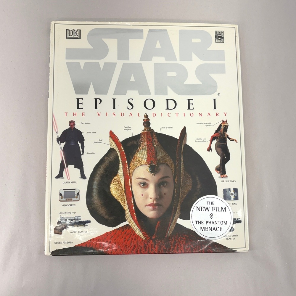 Star Wars Episode I The Visual Dictionary Hardcover 1999 DK LucasBooks Reference